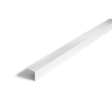 Hobby-Kulmalista Dione Valkoinen 15 x 15 mm 3 m