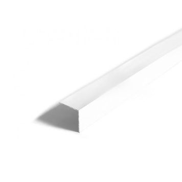 Hobby-Kulmalista Dione Valkoinen 40 x 40 mm 3 m