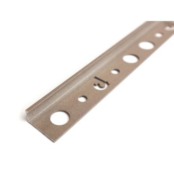 Laattapäätelista Dione 10 mm Mud  Rustic 250 cm