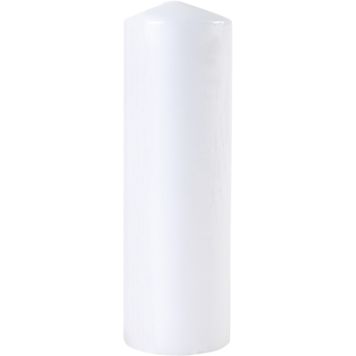 Lyhtykynttilä 8 x 25 cm valkoinen