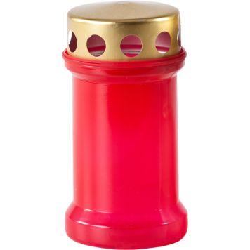 Hautakynttilä 36 h punainen