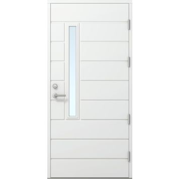Ulko-ovi Kaskipuu FE811 Thermo Valkoinen 10 x 21