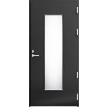 Ulko-ovi Kaski Design Salla Thermo Tummanharmaa