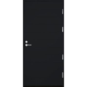 Ulko-ovi Kaski UO7 Thermo musta 10 x 21