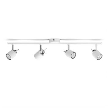 Spottivalaisin Philips Meranti Valkoinen 4-os