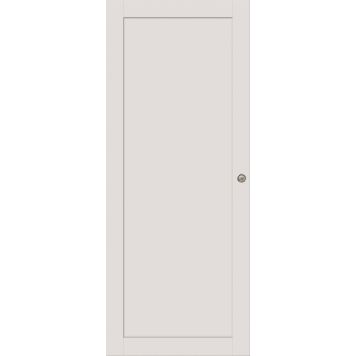 Liukuovi Solid Elements Massiivikehys 1P valkoinen