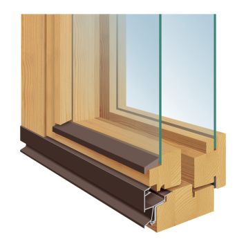 Ikkuna Solid Elements MS puuvalmis 9 x 9/130 mm Oikea