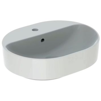 Pesuallas Geberit VariForm ellipsi valkoinen 50 x 40 cm