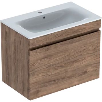 Allaskaappipaketti Geberit Renova Plan hikkoripuu 80 x 48 x 62,2 cm