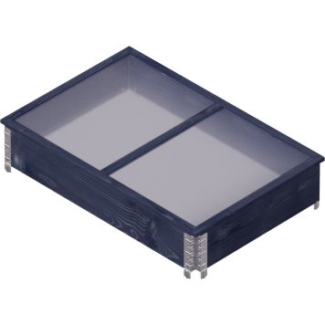 Kansi 120 x 80 cm lavakaulukselle musta