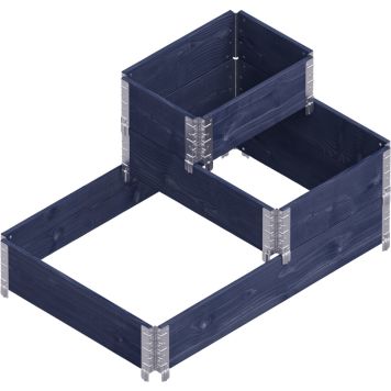 Lavakaulus setti 3 kpl musta