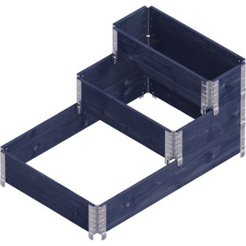 Lavakaulus setti 3 kpl musta