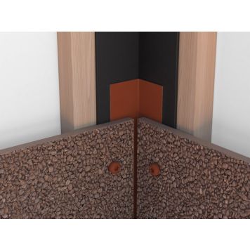 Sisäkulmalista Tempsi Punainen RR750 2 m