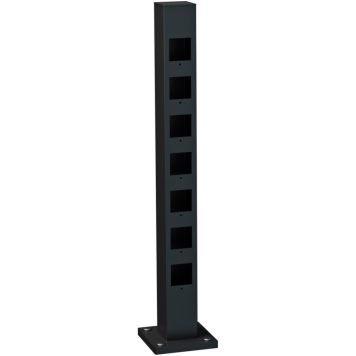 Aitatolppa Recal Furen musta, eri korkeuksia