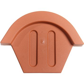 Harjatiilen päätykappale Ormax Savitiilenpunainen