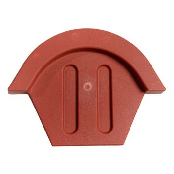 Harjatiilen päätykappale Ormax Tupapunainen