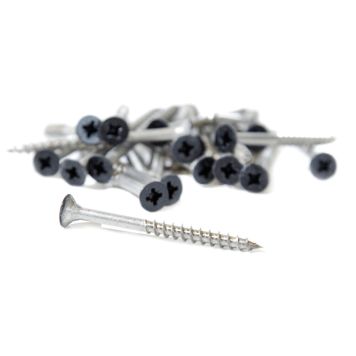 Reunatiiliruuvi Ormax 100 kpl, eri värejä Tummanharmaa