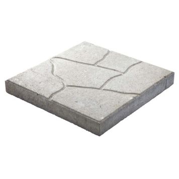 Kuviolaatta Lakka 405 Harmaa 400 x 400 x 50 mm