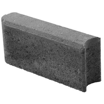 Nurmikon Reunakivi Lakka Musta 135 x 80 x 300 mm