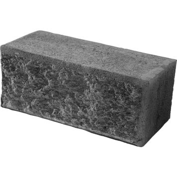 Citymuurikivi Lakka Musta 360 x 180 x 150 mm