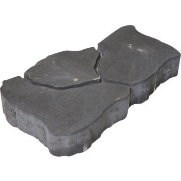 Loimuliuskekivi 80 Lakka Hiilenmusta 490 x 264 x 80 mm