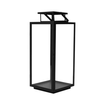 Lyhty Della musta 21 x 21 x 53 cm