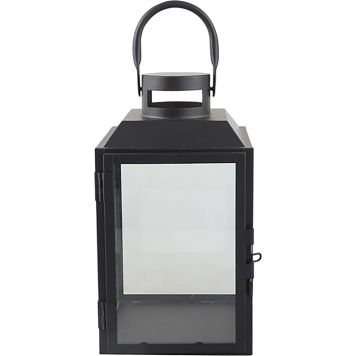 Lyhty Freya musta S 23,5 x 13 x 14 cm