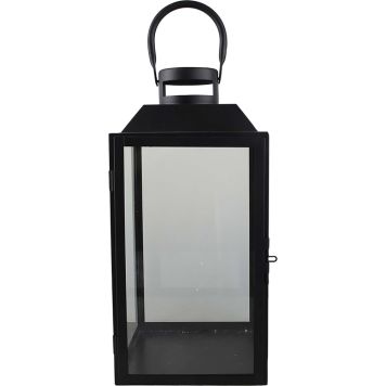 Lyhty Freya musta L 40 x 19 x 20 cm