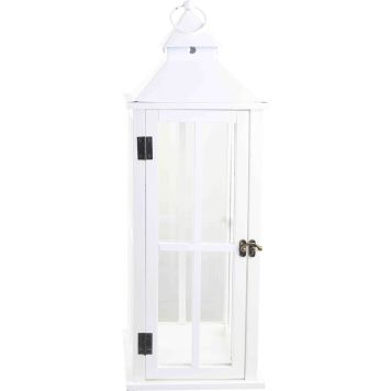 Puulyhty Fiona valkoinen 59,5 x 21 x 21 cm