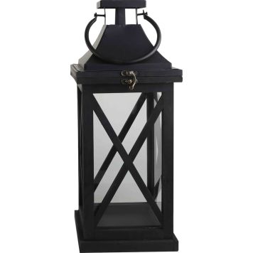 Puulyhty Frida musta 44 x 16 x 16 cm