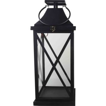 Puulyhty Frida musta 61 x 25 x 25 cm