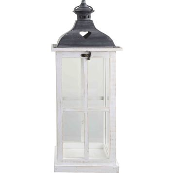 Puulyhty Felicia luonnonvalkoinen 19,5 x 19,5 x 50 cm