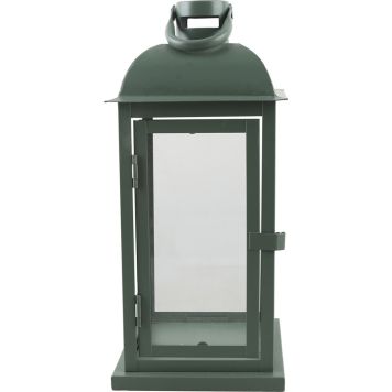 Lyhty Gaia 13,5 x 13,5 x 30 cm salvianvihreä
