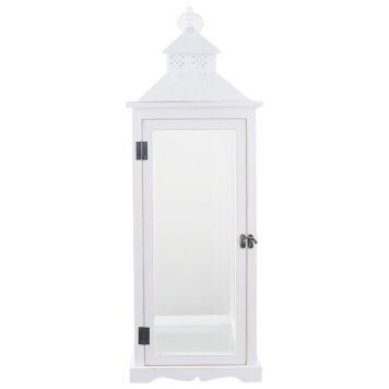Lyhty Gabriella 25 x 25 x 75 cm valkoinen