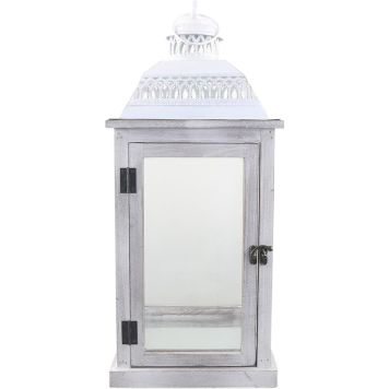 Lyhty Gwen 23 x 23 x 55 cm valkoinen