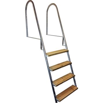 Kiinteä uimatikas 4 askelmaa