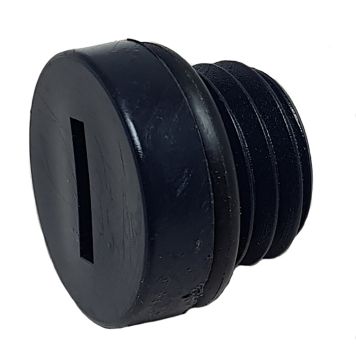 Alumiiniveneen pohjatulppa Arctic Marine musta 19 x 17 mm