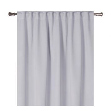 Verho Eclipse harmaa 140 x 260 cm Vaaleanharmaa