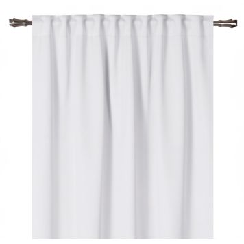 Verho Eclipse harmaa 140 x 260 cm Valkoinen