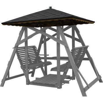 Keinun aumakatto 236 x 200 cm ruskea