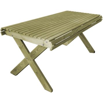 Pöytä Susanna 160 x 77 cm vihreä