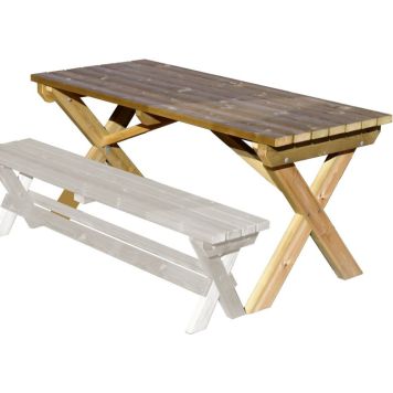 Pöytä Veera 180 x 70 cm vihreä