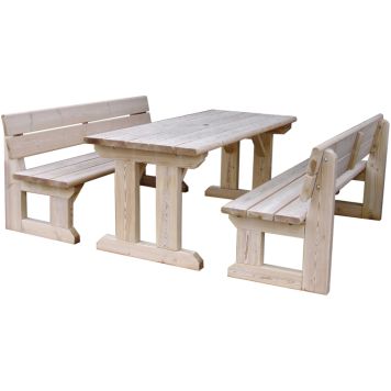 Pöytäryhmä Jämerä 180 x 79 cm kivipuu