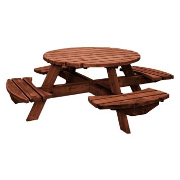 Pöytäryhmä Lauri 208 cm ruskea