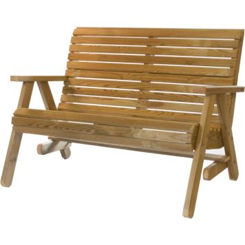 Sohva Elli 120 cm jatkojaloilla vihreä