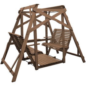 Keinu vastakkainistuttava 288 x 176 ruskea