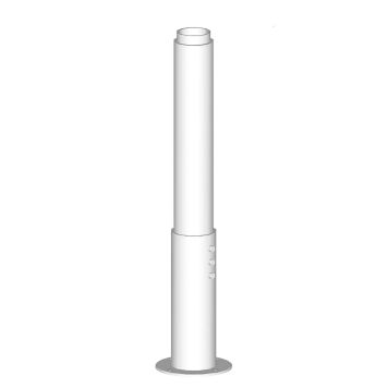 Tukipilari Atrium Dixi Valkoinen RAL9003