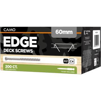 Terassiruuvi Camo ProTech A2 4,2 x 60 mm 200 kpl