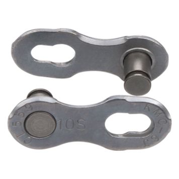 Ketjulukko 2 kpl KMC MissingLink 10R Silver EPT 11/128"