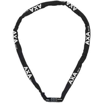 KETJULUKKO AXA RIGID 120 KOODILLA MUSTA